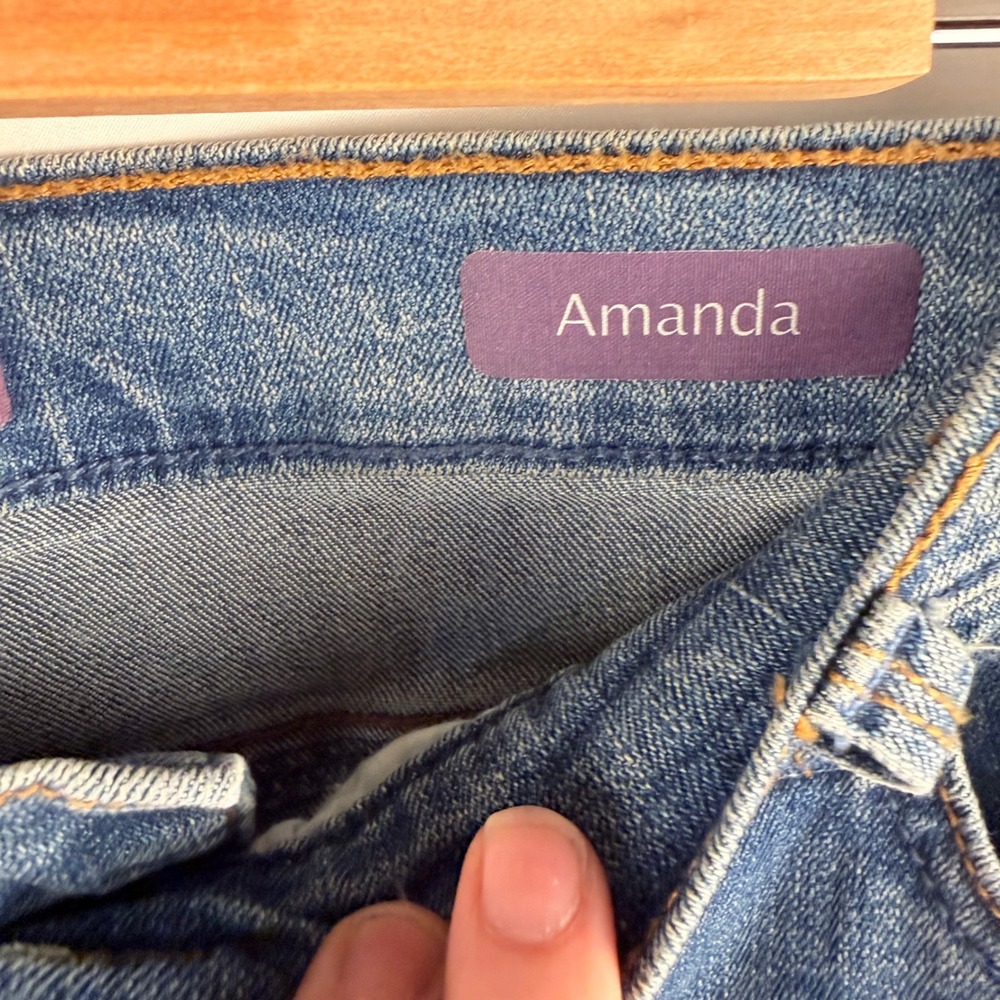 Gloria Vanderbilt Amanda Jeans Straight Leg Medium Wash Casual 16P‎ Classic - Picture 4 of 7